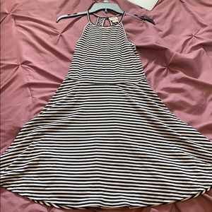Black and White Stripped Dress